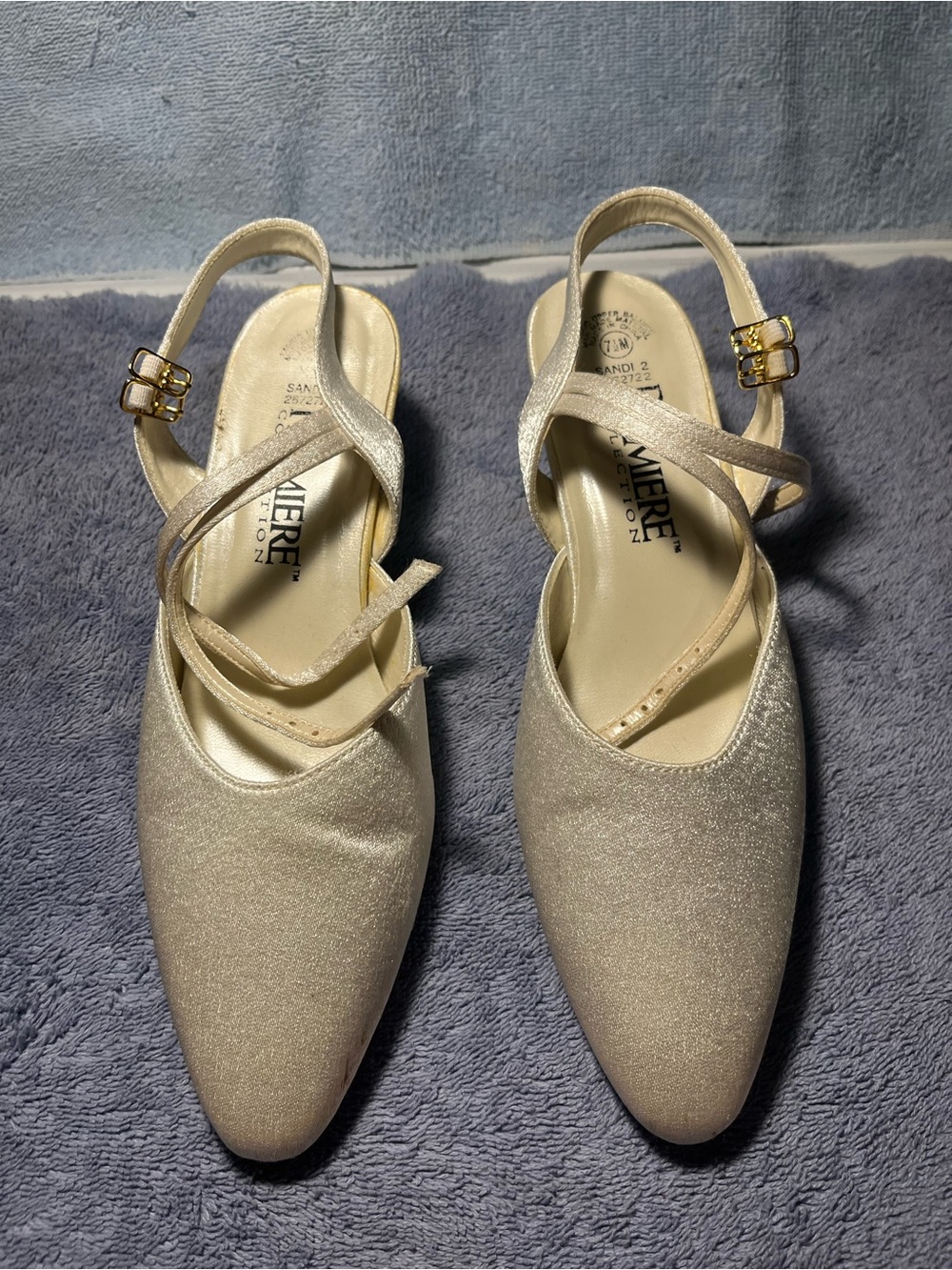 Seychelles Pearl Ivory Slingback Pointed-Toe Heels